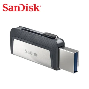 SanDisk usb 128GB SDDDC2 Extreme high speed Tipa C USB3.1 Dual OTG USB Flash Drive 64GB Pildspalvu Diska 256 GB 150M/S Pen Drives