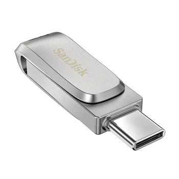 SanDisk USB 3.1 Flash Disku līdz Pat 150MB/s All-Metāla 2-in-1 Flash Drive USB Type C un Type-A Ierīču Flash Drive