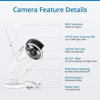 SANNCE 8CH CCTV Sistēma, Bezvadu 1080P HD VRR 4/6/8 GAB 2MP IS Āra Ūdensizturīgs Kameras Wifi Drošības Sistēmas Uzraudzības Komplekts