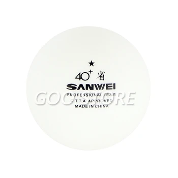 SANWEI 1-Zvaigžņu Galda Tenisa Bumbiņu SANWEI ABS PRO ITTF Apstiprināta Jaunā Materiāla, Plastmasas Ping Pong Bumbiņas Poli Bumbu