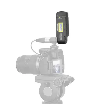 Saramonic UwMic9 TX9+RX-XLR9 Bezvadu Lavalier Mikrofons ar Raidītāju & XLR Battery Grip XLR Uztvērējs Fotokameras Videokameras