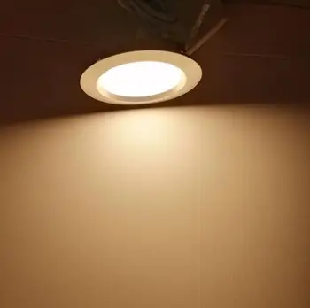 Saskaņā ar ministru Kabineta Apgaismojums LED Nakts Lampa Aptumšojami 12V 3W Apaļa Alumīnija Skapis Gaismas Saskaņā Skapis, Virtuves, lampas Skaitītājs Apgaismojums