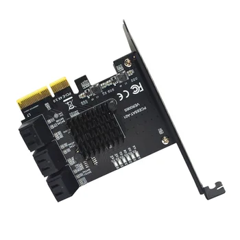 SATA PCI e Adapteri, 6 SATA Porti 3.0 PCI Express x4 Paplašināšanas Karti SATA3.0 PCIe PCI-e SATA Kontrolieri, lai HDD ASMedia ASM1166