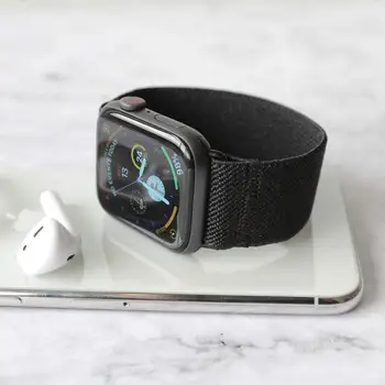 Scrunchie Siksnu Apple skatīties joslas 44mm 40mm iWatch 38mm 42mm sieviešu watchband aproce apple skatīties, sērija 4 3 5 zviedrija 6