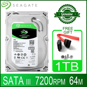 Seagate 1tb Cietais Disks Disks HDD Desktop Iekšējā HD 1000GB 1T Harddisk 64MB 7200rpm lielu 3.5