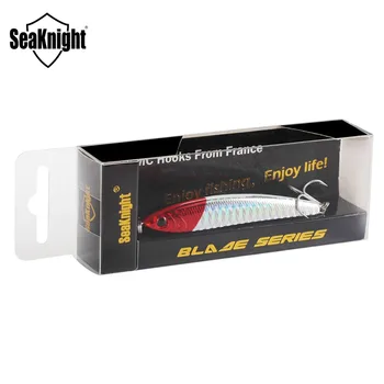 SeaKnight SK052 Zvejas Vilinājums 1PC 80mm 13.5 g 3.15 Metāla Grūti Ēsma Grimst Zīmuli, Ar Asiem Āķiem 8 Krāsas