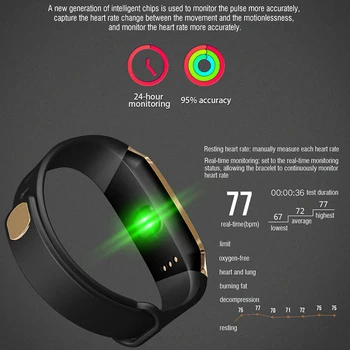 SeenDa E18 Smart Skatīties Sporta Vīriešu rokas Pulkstenis Fitnesa Tracker Smart Skatīties Uz Android Un IOS Tālruņa Bluetooth Sievietes Smart Skatīties