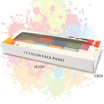 Sejas, Ķermeņa Krāsa Pigmenta Eļļas Glezna 12 Krāsas veido Instrumentus Halloween Puse MPwell