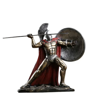 Senās Romas Rotājumu Spartas Raksturs Modelis Sveķu Modelis Varonis Sparta Dzīvojamā Istaba Spartas Karavīrs Statuja Attēls rotā Dāvanu