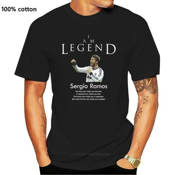 Sergio Ramos Spānijas Futbola Leģenda Futbol T Krekls