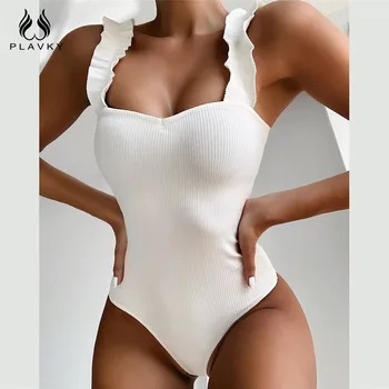 Sexy Balta Mežģīņu Salātu Viens Gabals Peldkostīms Bodysuit Dāmas Ir 2021. Monokini Lenta Peldkostīmi Sieviešu Peldēšanas Peldkostīms, Trikini