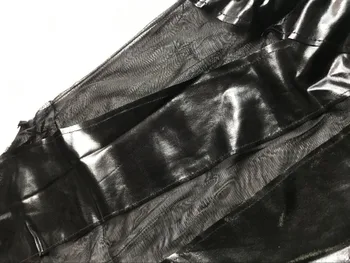Sexy PVC Apakšveļa Milzīgais Babydoll lelle Apakšveļa Chemises Pārredzamu Catsui eksotisko apparelt kostīmi Eksotisko bikini melns