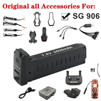 SG906 Dūkoņa Original Accessories Battery 7.4 V 2800mAh Roku ar Mehānisko USB Uzlādes kabelis, Tālvadības pults un citas Rezerves Daļas
