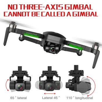 SG906 PRO dūkoņa un GPS 4K 5G wi-fi, 3 ass gimbal dual camera profesionālās ESC 50X tālummaiņa brushless quadcopter RC Dron