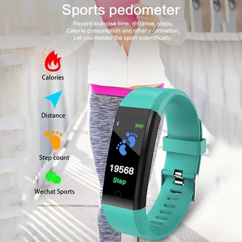 SHAOLIN Smart Rokassprādze Pulksteņu Vīriešiem, Sievietēm Smart Aproce Fitnesa Tracker Spiediena Sporta Skatīties Sirdsdarbības Monitors Joslā, A2