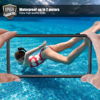 SHELLBOX Waterproof Case For iPhone 12 11 Pro Max X XR XS MAX Triecienizturīgs Peldēšana Daivinga Coque Vāks Tālrunis Zemūdens futrāli