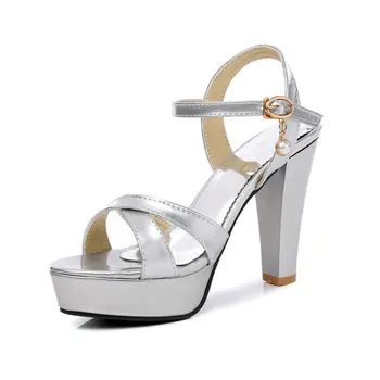 Sianie Tianie 2020. gada vasaras dāmas kurpes krusta potītes siksniņu, ietin sudraba, zelta augstpapēžu kurpes platformas sandales sieviete sandales, izmērs 44 45