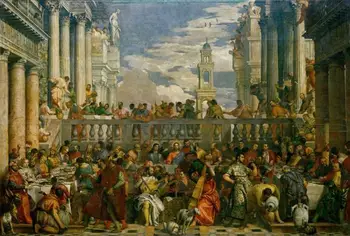 Sienas mākslas apdare attēlu klasisko reliģisko attēls Templis tikās, lai apspriestu eļļas gleznu audekla printings drukāts uz audekla