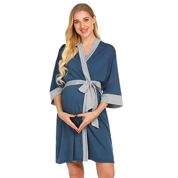 Sievietēm grūtniecības un dzemdību kleitas Grūtniecēm Modes grūtniecības un Dzemdību Aprūpes Drēbes Piegādes Nightgowns bērnu ar Krūti, Kleita grūtniecības kleita