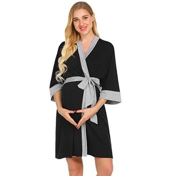 Sievietēm grūtniecības un dzemdību kleitas Grūtniecēm Modes grūtniecības un Dzemdību Aprūpes Drēbes Piegādes Nightgowns bērnu ar Krūti, Kleita grūtniecības kleita