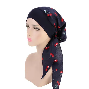 Sieviešu Elastīgs Iekšējais Hijabs Cepuri Pastorālo Stilā Lady Matu Lentes Modes Musulmaņu Turban Hijabs Cepures Indijas Caps Wrap Klp