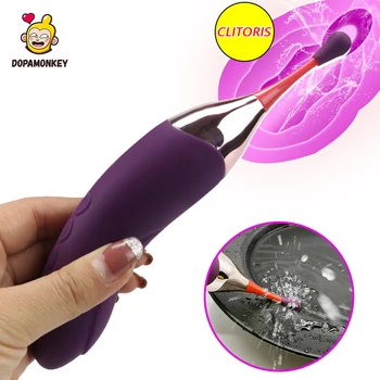 Sieviešu G-Spot Spēcīgu Vibratori kulminācija Masāža Pieaugušo Seksa Rotaļlietas Sieviete Vibrators Klitora Stimulators USB Lādējamu Dzimuma Produktu