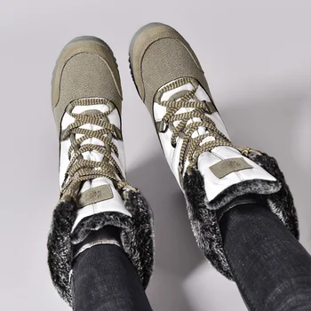 Sieviešu Ikdienas Zābaki Sieviešu Snowfield Sporta Kurpes Modes Ziemas Siltumu, Sieviete Čības Plus Samta Vidū Caurule Zapatos Mujer De