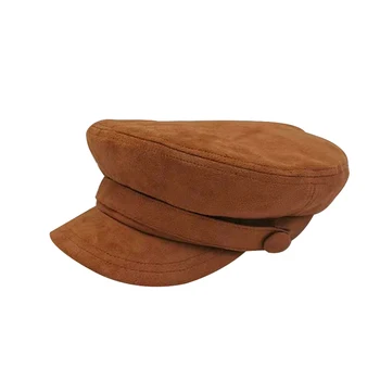 Sieviešu Kamieļa Krāsu Klp Militāro Newsboy Rudens Ziemas Britu Stila Cepure, Atpūtas Piederumi Siltu Dāvanu Ziemas Berete