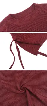 Sieviešu Kritums Apģērbu 2020. Gadam Tīrtoņa Krāsu Slim Džemperis Ar Garām Piedurknēm Adīšanas Top Sieviete Plīša Silts, Biezs Sieviešu Ikdienas Puloveri Jaunas