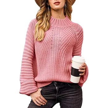 Sieviešu Modes garām Piedurknēm Gadījuma Jaunu Stilu, lai Rudens un Ziemas Džemperis ar 2020 Džemperis Adīšanas Krekls sieviešu džemperis