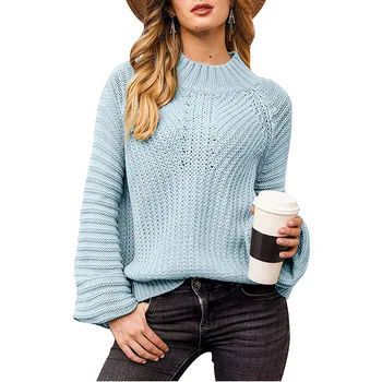 Sieviešu Modes garām Piedurknēm Gadījuma Jaunu Stilu, lai Rudens un Ziemas Džemperis ar 2020 Džemperis Adīšanas Krekls sieviešu džemperis