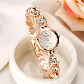Sieviešu rokas pulkstenis Kvarca Sakausējuma Skatās Analogo Sieviešu Modes Aproce Montre Rokas pulksteni Dāvanas женские часы наручные 2021