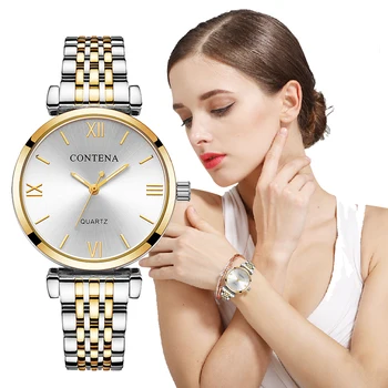 Sieviešu Skatīties Modes Luksusa Kleita Pulksteņi Nerūsējošā Tērauda Relogio Feminino Skatīties Sieviešu Reloj Mujer Dāmas Skatīties zegarek damsk