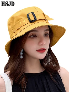 Sieviešu Vasaras Platām Malām Jostas Rotā Saules Cepure 2019 Jaunu Modes Gadījuma Sievietes Salokāms Pludmales cepure, Anti-UV Kokvilnas Sauļošanās Klp