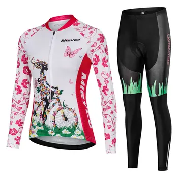 Sieviešu velo apģērbs, komplekts Ropa Ciclismo kalnu Velosipēds Komanda Kluba Džersija Bikses Vīriešu Velosipēdu Sporta Ilgs Cikls Drēbes