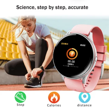 Sieviešu, Vīriešu Smart Elektronisko Skatīties Luksusa asinsspiedienu, Digitālo Pulksteņu Modes Kaloriju Sporta rokas Pulkstenis DND Režīmā, Android vai IOS