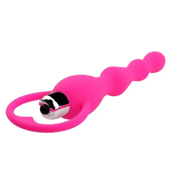 Silikona Anālais Vibrators Krelles Pieaugušo Seksa Rotaļlietas Sievietēm, Prostatas Masāža Klitora Maksts Butt Plug Sieviešu Dildo Erotiska Seksa Produkta