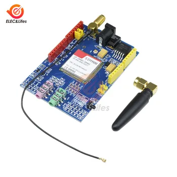 SIM900 850/900/1800/1900 MHz GPRS/GSM Attīstības padomes Moduļu Komplekts Arduino UNO GPIO PWM RTC ar SIM Kartes Slots Antena