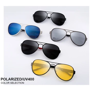 SIMPRECT ir 2021. Izmēģinājuma Polarizētās Saulesbrilles, Vīriešu, Sieviešu UV400 Augstas Kvalitātes Vadītāja Zīmols Saules Brilles Retro Spoguli, Metāla Sunglass