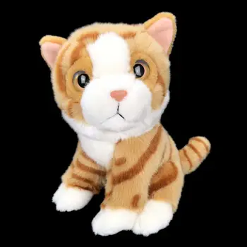 Simulācijas Gudrs Kaķis Plīša Lelle Pildījumu Dzīvnieku Mīļu Mīksto Rotaļlietu Dīvāns Auto Spilvens