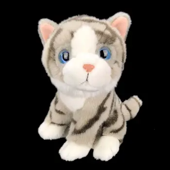 Simulācijas Gudrs Kaķis Plīša Lelle Pildījumu Dzīvnieku Mīļu Mīksto Rotaļlietu Dīvāns Auto Spilvens