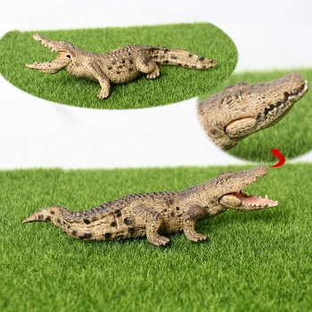 Simulācijas Plastmasas Savvaļas Savage Sarcosuchus,kaimanu,Mežacūku Croc,Krokodils Darbības Rādītāji Izglītības Kolekcijas Rotaļlietas Bērniem