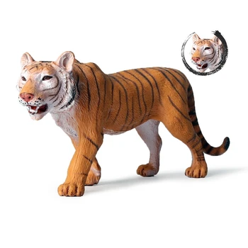Simulācijas Tiger Ģimenes Kolekcijas Rotaļlietas Pvc Dzīvnieku Statiskā Cietā Savvaļas Dzīvnieku Rotaļlietas Bērniem