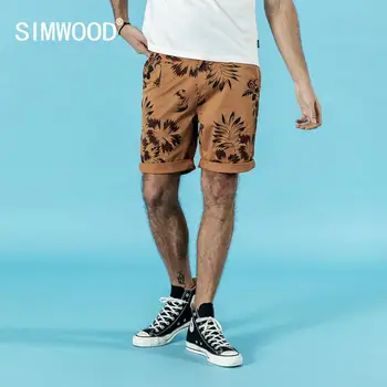 SIMWOOD 2020. gada vasarā jaunu hawaii šorti vīriešiem gadījuma modes beach brīvdienu drukāt bikses augstas kvalitātes plus lieluma zīmolu apģērbu 190189