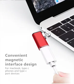 Sindvor USB Tips C Tips-C Magnētisko Adapteris Priekš Macbook Samsung s8 s9 LG OnePlus 5 5T 6 Ātrās Uzlādes Magnēts USB-C Savienotājs