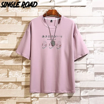 SingleRoad Cilvēka Violeta T-krekls Vīriešiem 2020. Gadam Lielgabarīta Anime Kokvilnas Hip Hop Japāņu Streetwear Harajuku Tshirt Vīriešu T Krekls Vīriešiem