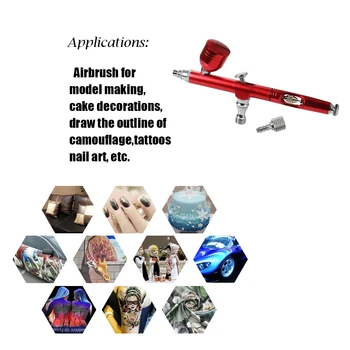 Skaisti Pulverizatoru Komplekts Nelielu Aerosola Sūknis Pildspalva nosaka Gaisa Kompresora Komplektu Mākslas Glezniecības Tetovējums Amatniecības Kūka Izsmidzināšanas Modeli