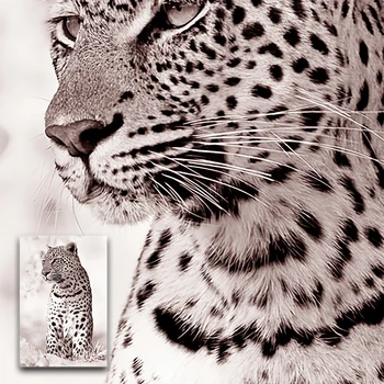 Skandināvijas Plakātu Drukas Niedru Dabas Ainava Kanvas Glezna Leopard Lauva Dzīvnieku Sienas Art Attēlu Ziemeļvalstīm Mājas Dekoru