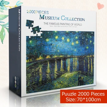Slavenā Glezna puzzle 2000 gabalu 70*100 cm, Pasaules Pieaugušo mīklas Bērniem DIY Jigsaw Puzzle Radošumu Iedomāties Izglītības Rotaļlietas