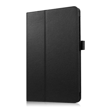 Slim PU Leather Cover Case For Samsung Galaxy Tab 10.1 T580 Saliekamais Stends Aizsardzības Tabletes Apvalks +Protector Ekrāna+Irbuli